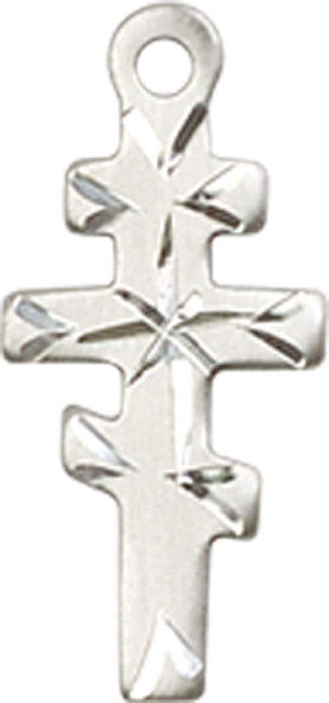 Sterling Silver Greek Orthadox Cross Medal