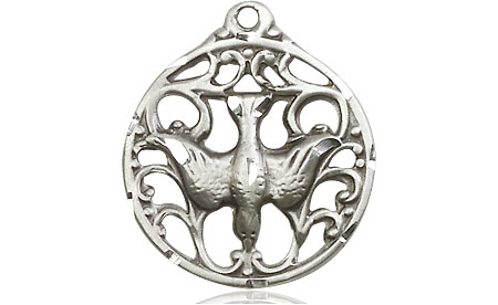 Sterling Silver Holy Spirit Medal