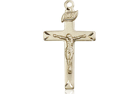 14kt Gold Filled Crucifix Medal