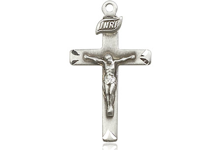 Sterling Silver Crucifix Medal