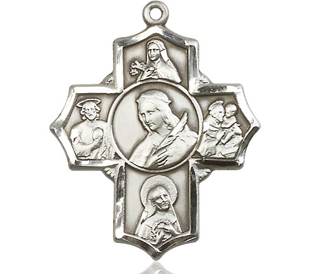 Sterling Silver Philomena Theresa Rita Antony Jude Medal