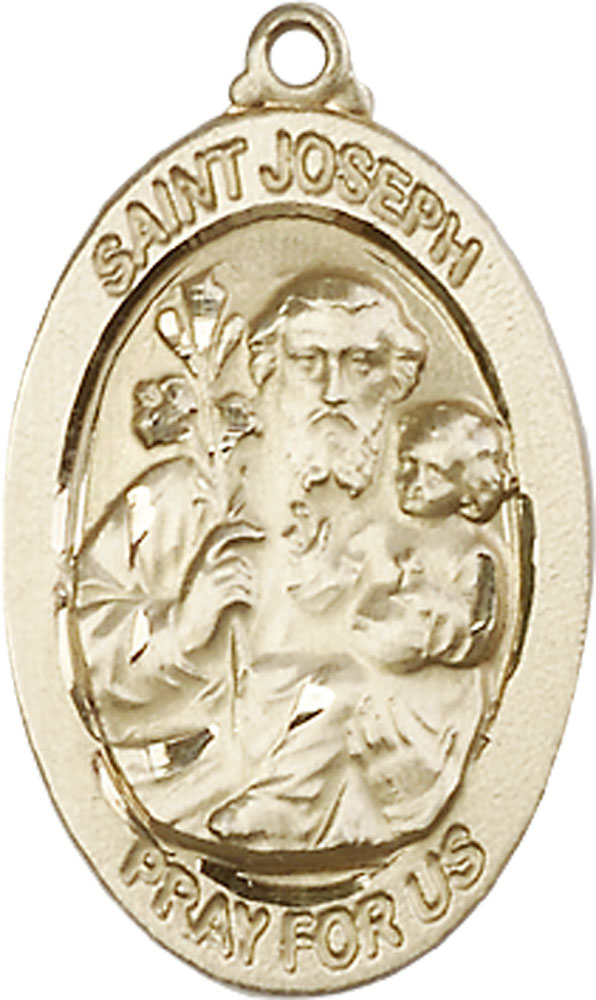 14kt Gold Filled Saint Joseph Medal