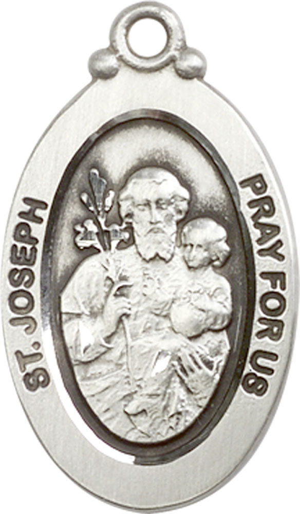 Sterling Silver Saint Joseph Medal