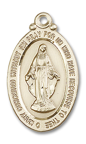 14kt Gold Filled Miraculous Medal