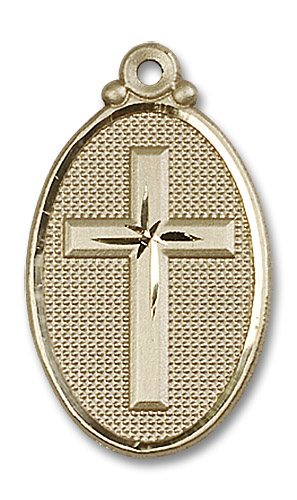 14kt Gold Filled Cross Medal