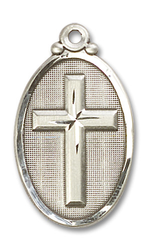 Sterling Silver Cross Medal