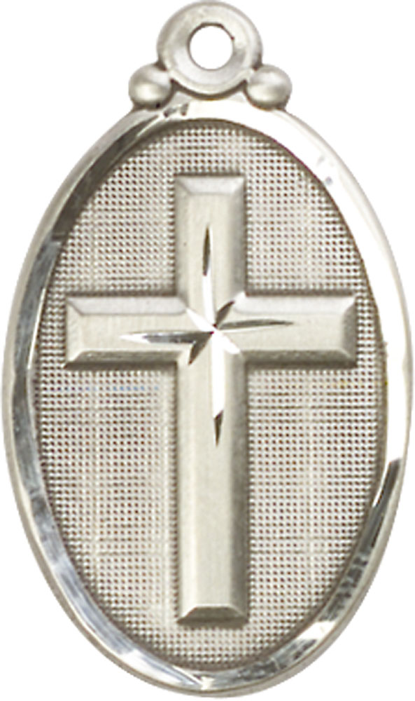 Sterling Silver Cross Medal