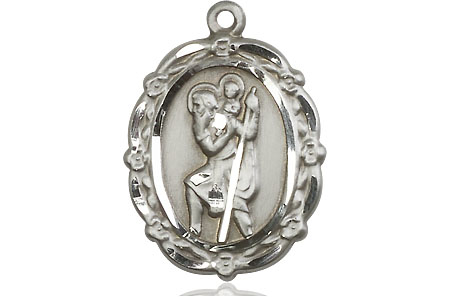 Sterling Silver Saint Christopher Medal