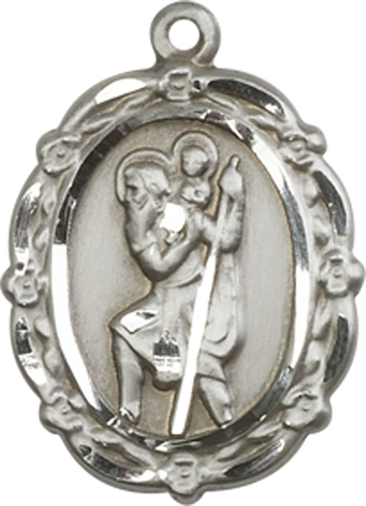 Sterling Silver Saint Christopher Medal