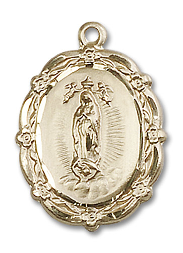 14kt Gold Filled Our Lady of Guadalupe Medal