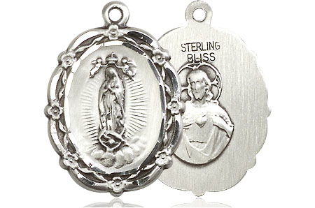 Sterling Silver Our Lady of Guadalupe Medal