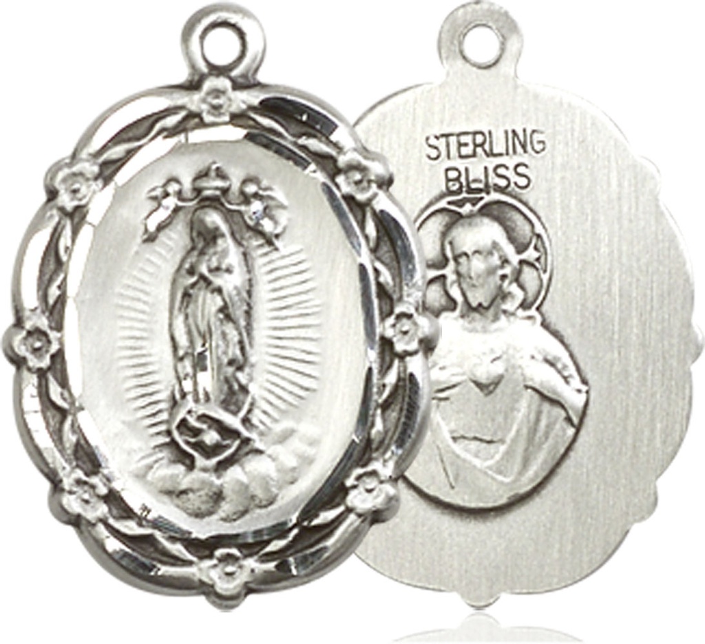 Sterling Silver Our Lady of Guadalupe Medal