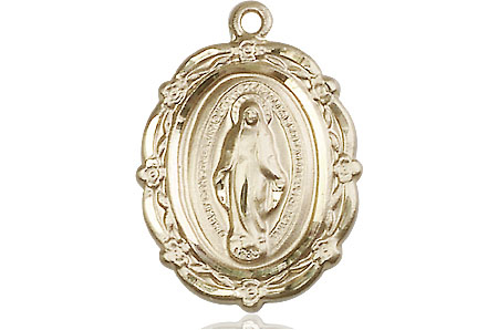 14kt Gold Filled Miraculous Medal - With Box