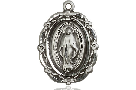 Sterling Silver Miraculous Medal - With Box