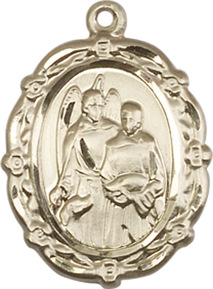 14kt Gold Filled Saint Raphael the Archangel Medal