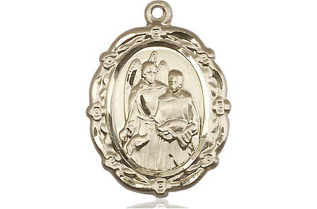 14kt Gold Filled Saint Raphael the Archangel Medal