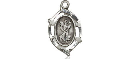 Sterling Silver Saint Christopher Medal