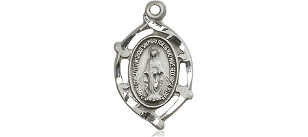 Sterling Silver Miraculous Medal - With Box