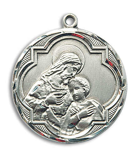 Sterling Silver Blessed Sacrament Medal