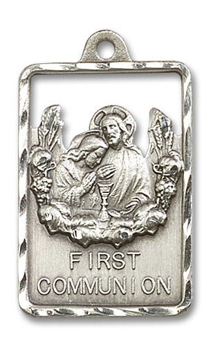 Sterling Silver Communion First Reconciliation Medal