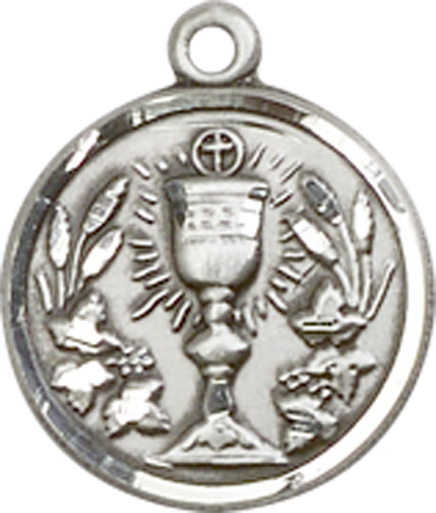 Sterling Silver Communion Chalice Medal