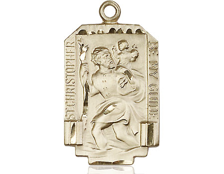 14kt Gold Filled Saint Christopher Medal