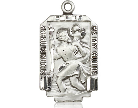 Sterling Silver Saint Christopher Medal