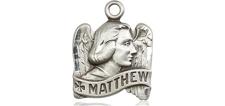 Sterling Silver Saint Matthew Medal