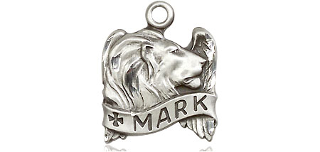 Sterling Silver Saint Mark the Evangelist Medal