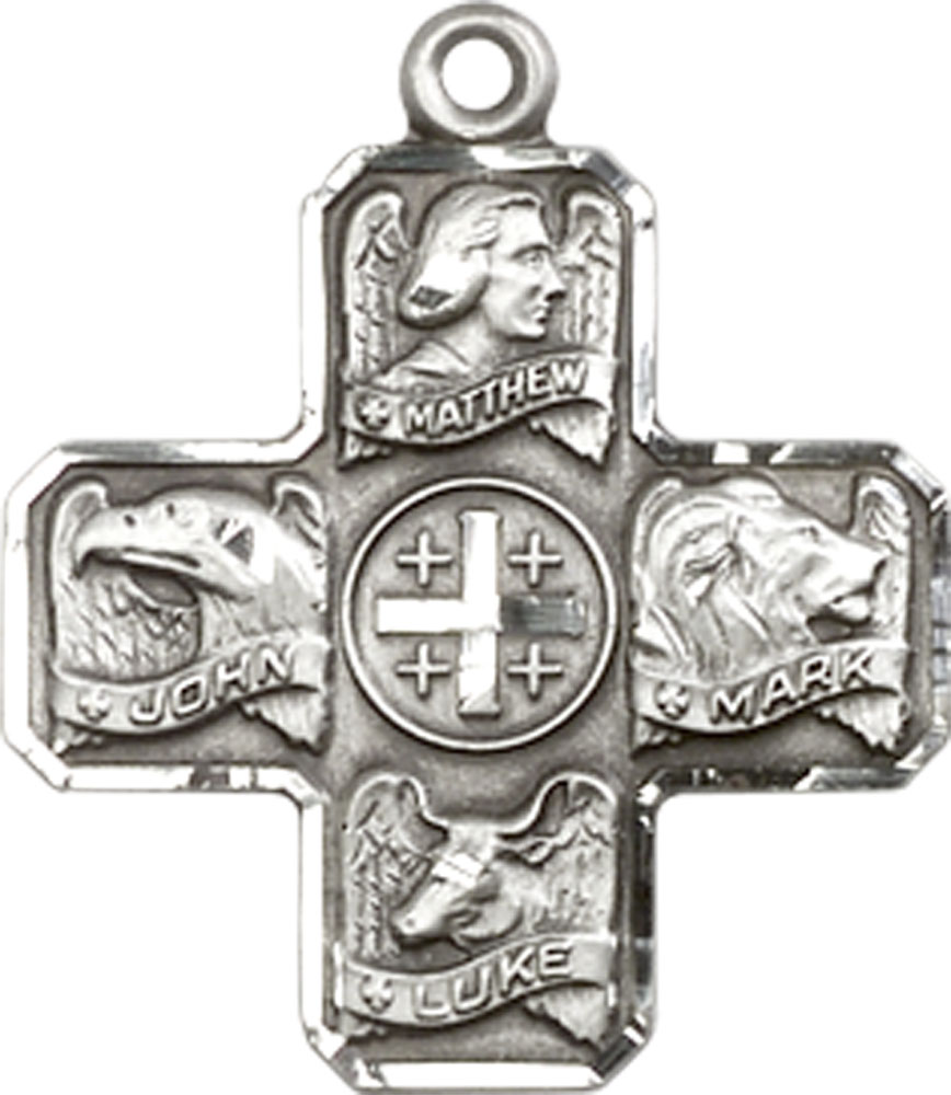 Sterling Silver Evangelist Medal