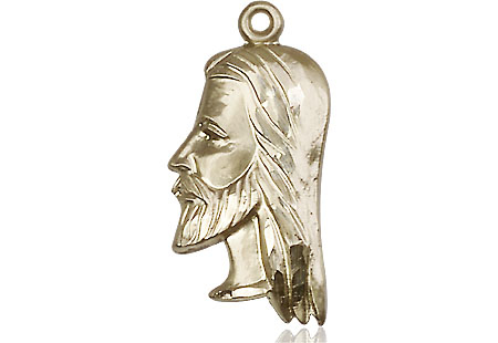 14kt Gold Filled Christ Head Medal