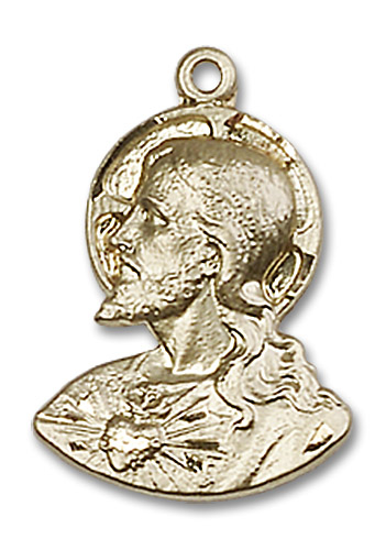 14kt Gold Filled Head of Christ Medal