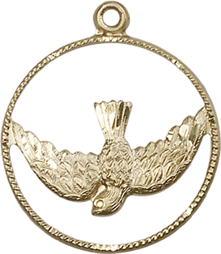 14kt Gold Filled Holy Spirit Medal