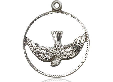 Sterling Silver Holy Spirit Medal