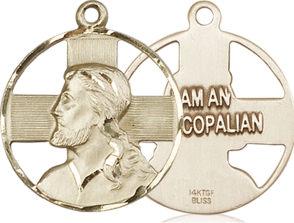 14kt Gold Filled Cross Medal