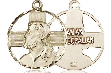 14kt Gold Filled Cross Medal