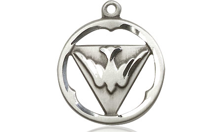 Sterling Silver Holy Spirit Medal