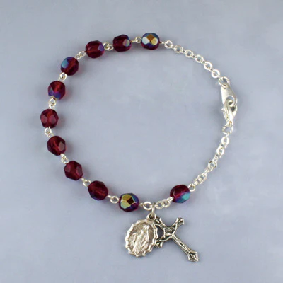 Rosary Bracelet 6 mm Bead