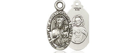 Sterling Silver Our Lady of Czestochowa Medal