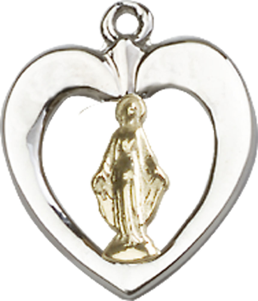 Two-Tone GF/SS Miraculous Medal