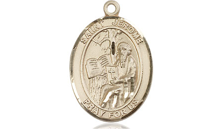 14kt Gold Saint Jerome Medal