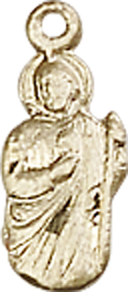 14kt Gold Saint Jude Medal