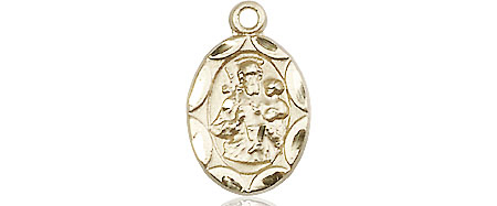 14kt Gold Saint Joseph Medal