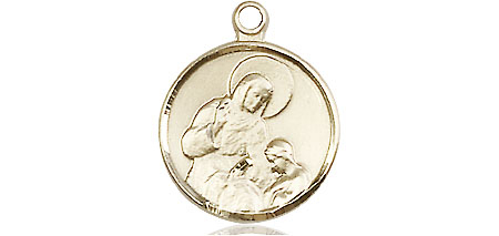 14kt Gold Saint Ann Medal