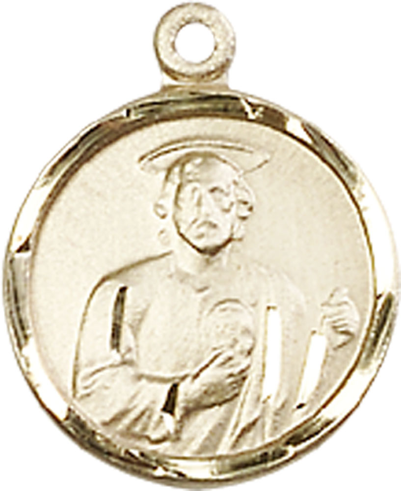 14kt Gold Saint Jude Medal