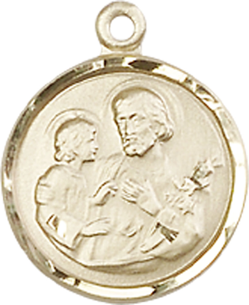 14kt Gold Saint Joseph Medal
