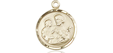 14kt Gold Saint Joseph Medal