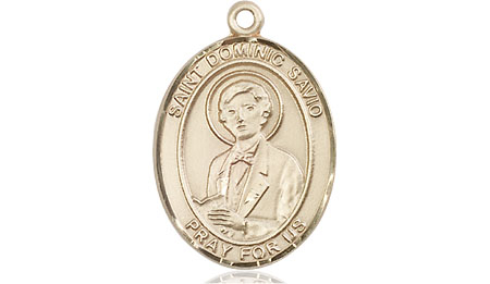 14kt Gold Saint Dominic Savio Medal