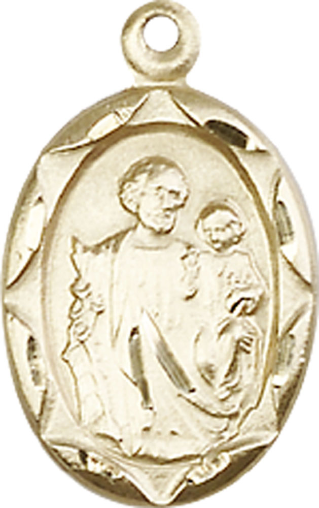 14kt Gold Saint Joseph Medal