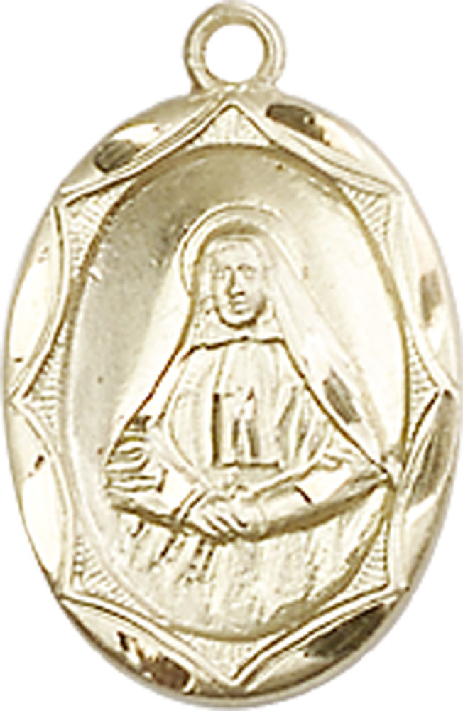 14kt Gold Saint Frances Cabrini Medal